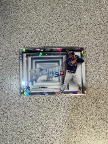 2022 Bowman Chrome Wander Franco RC ATOMIC REFRACTOR BOWMAN In 3-D /150 SP Rays