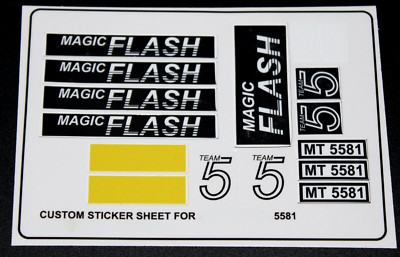Ersatz Custom Aufkleber für 5581 Replacement Sticker Sheet 