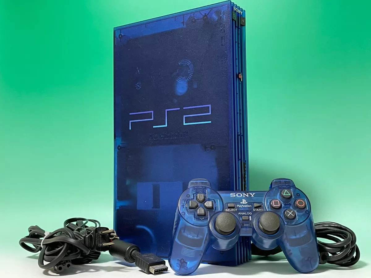 Sony Playstation 2 Ocean Blue LIMITED EDITION – RetroPixl