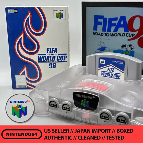 Fifa World Cup 98 CIB N64 - Authentic - Japan Import US SELLER Nintendo 64