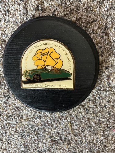 All British Meet Salutes Jaguar Commemorative Plaque Emblem Portland OR Vintage - Picture 5 of 6