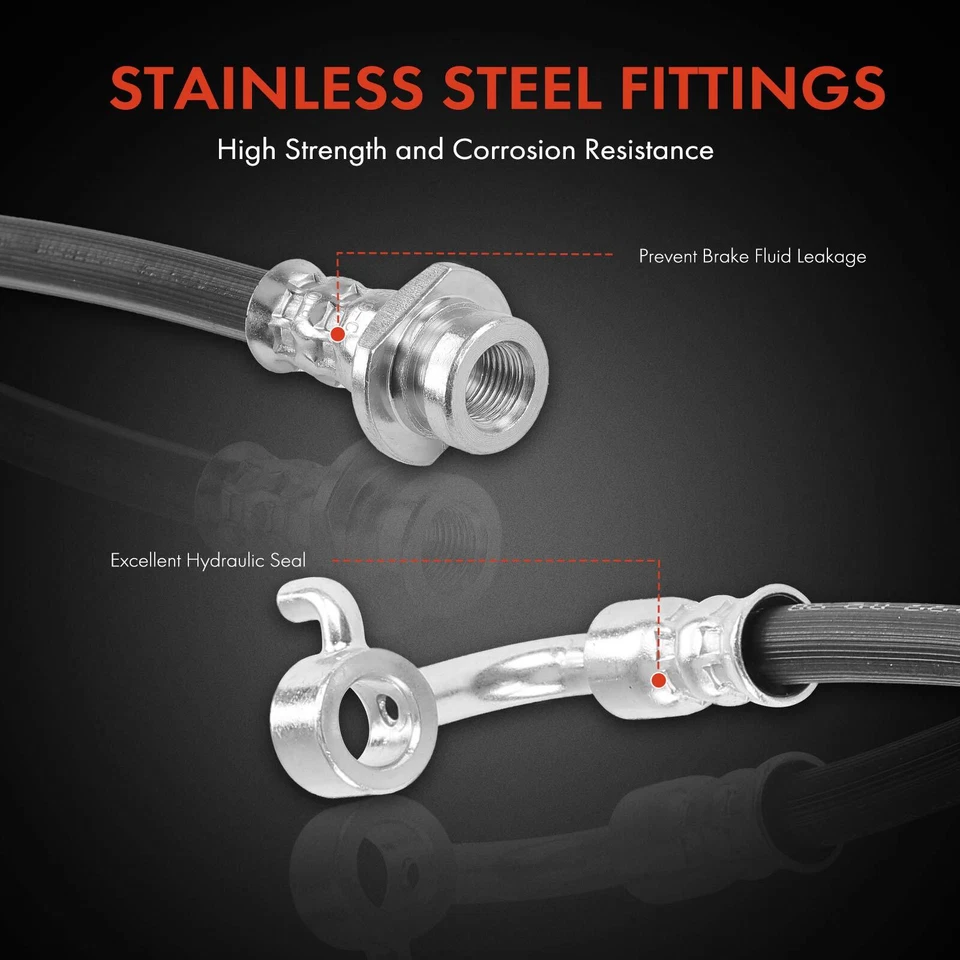 Mangueira hidráulica de freio traseiro direito para INFINITI G25 2011-2012 G37 Q40 Nissan 370Z - Imagem 4 de 4