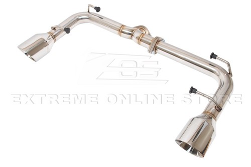 For 22-Up Toyota GR86 Subaru BRZ | Muffler Delete Axle Back 4" Dual Tips Exhaust - Picture 12 of 19
