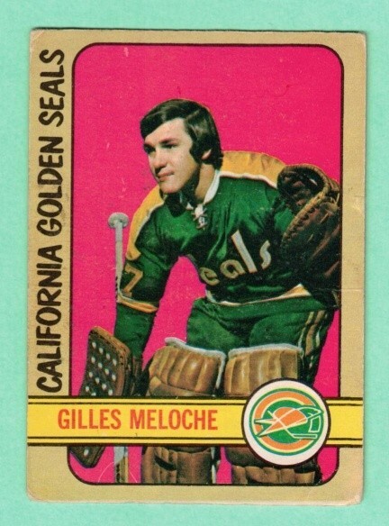 (1) GILLES MELOCHE 1972-73 O-PEE-CHEE # 112 SEALS ROOKIE VG (L0980)
