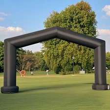 Large 21Ft Gable Inflatable Arch with built-in blower - Black