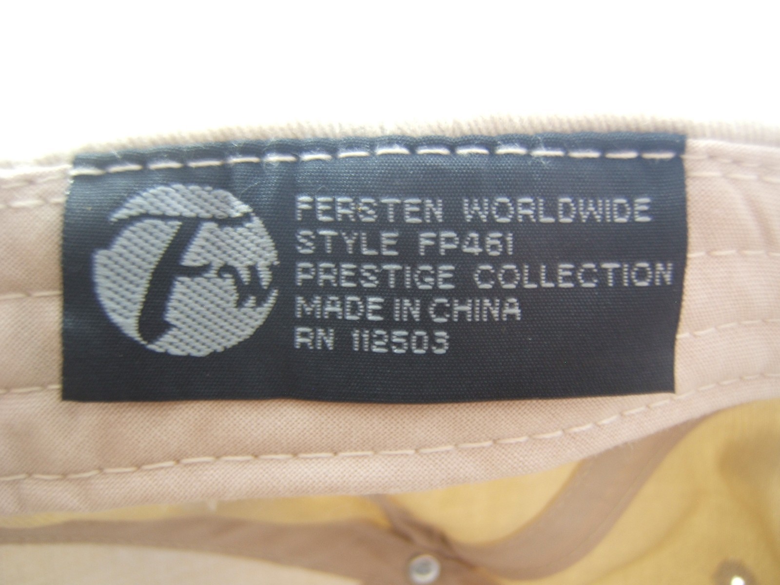 Atlantic Windows Hat Beige Strapback Baseball Cap… - image 8