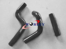 FOR KAWASAKI KX80 1998-2000/KX85 2001-/KX100 SILICONE RADIATOR/COOLANT HOSE BLK