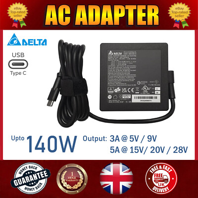 140 DELTA ADAPTER FÜR DELL ALIENWARE X14 R1 NETZTEIL TYP-C LADEGERÄT