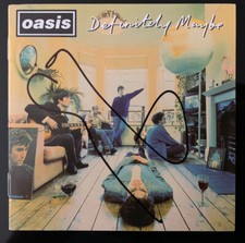 Noel Gallagher Signed Oasis CD “Definitely Maybe”