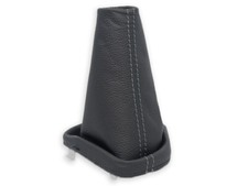 SCHALTMANSCHETTE FUR DACIA SANDERO 2 2012-2020 SCHALTSACK LEDER NAHT GRAU