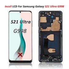US For Samsung Galaxy S21 Ultra 5G G998 Incell LCD Screen Display Assembly Frame