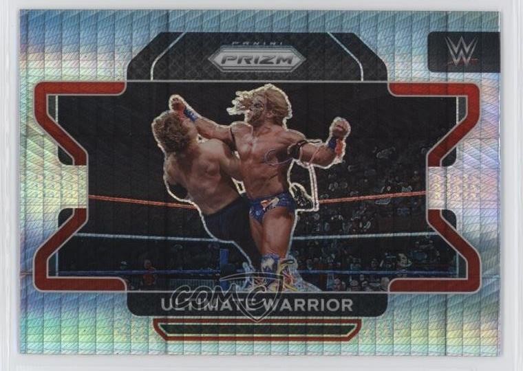 2022 Panini Prizm WWE Hyper Prizm Ultimate Warrior #93 HOF 9p5
