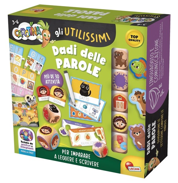 Gadget -D- Lisciani: Carotina - Gli Utilissimi Dadi Educativi Il Gioco Delle Par-image