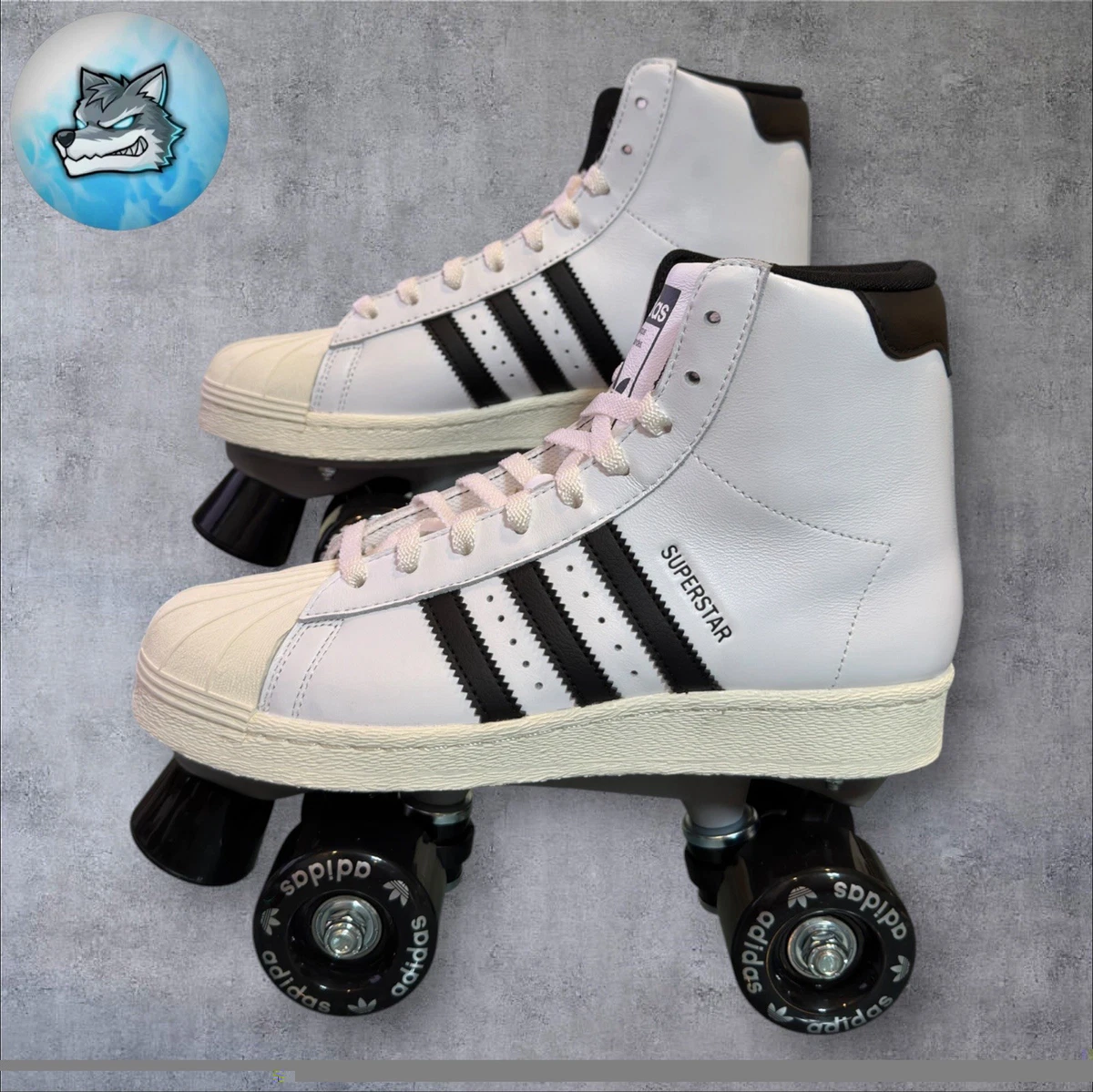 Adidas Superstar 82 Skate Roller Skates White Black JS4038 Mens 7 Womens 8.5 NEW adidas Superstar 82 Skate White Black W for sale | eBay main image 4