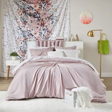 Comfort Spaces 17 Piece Bed in A Bag Comforter Set Include Sheets with 2 Side Po