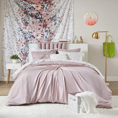 Comfort Spaces 17 Piece Bed in A Bag Comforter Set Include Sheets with 2 Side Po