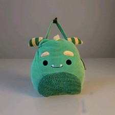Squishmallow Callum Green Monster Large Halloween Treat Pail 16  