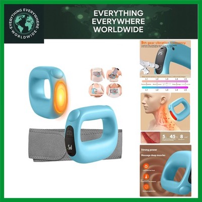 Versatile Handheld Massage Gun with Heat - Perfect for Athletes and Gift Giving