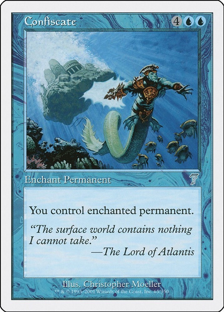 Confiscate #65 (LP) 7th Edition (7ED) MTG