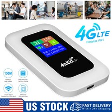 Unlocked LTE 5G Wireless WiFi Router Mobile Broadband MIFI LCD Hotspot Hot