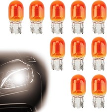 10 PCS 7443 Brake Light Bulb,T20 Automotive Light Bulb 7443A Miniature Bulb 12V