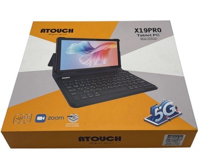ATOUCH PC X19 PRO with Keyboard Bluetooth Android 12 NEW Open Box