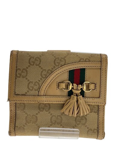 GUCCI Tri Fold Wallet CML Allover Pattern Ladies 233053 2184 From Japan