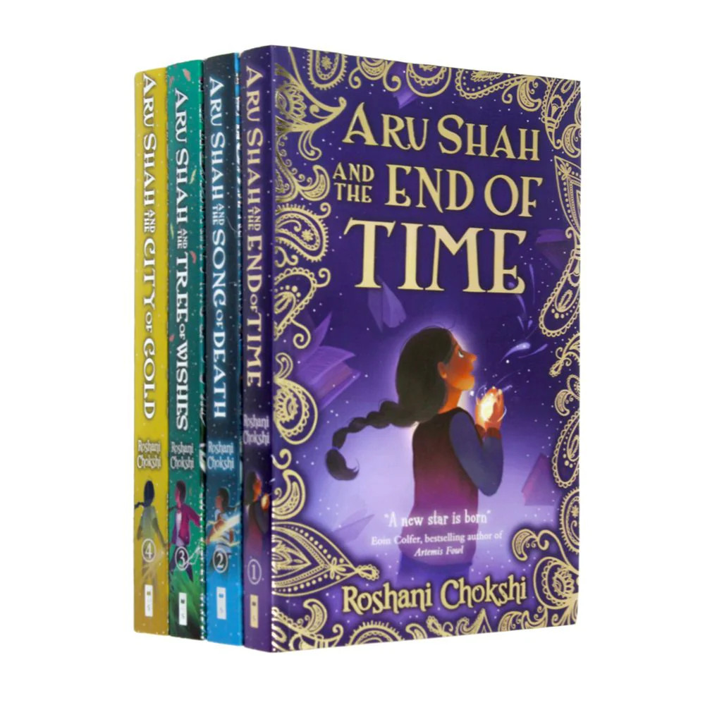 Roshani Chokshi 4 book Set ( Aru Shah and the End of Time, Tre | Roshani Chokshi