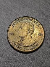 29th President Warren G Harding 1921-1923 Commemorative Token 28mm