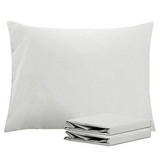 Standard Pillowcase Set - 2 Pack Brushed Standard 20" x 26" Light Grey