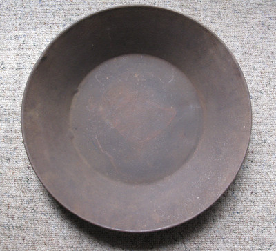 Gilro Oakland California 16'' Gold Mining Pan Prospectors Tool Rusty Patina