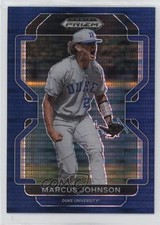 2022 Panini Prizm Draft Picks FOTL Navy Blue Pulsar 2/9 Marcus Johnson c2a