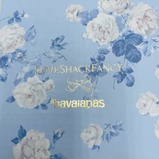 Womens 7/8 - LoveShackFancy x Havaianas 'Whisper Blue'