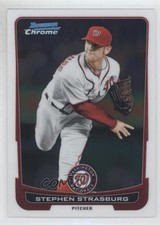 2012 Bowman Chrome Stephen Strasburg #154 0a3