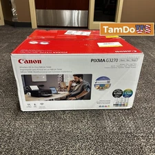 Canon PIXMA G3270 Wireless All-in-One MegaTank Printer, Copy/Scan, Black