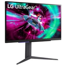 LG UltraGear 27" UHD IPS 1ms FreeSync G-SYNC HDR Gaming Monitor Black 27GR93U