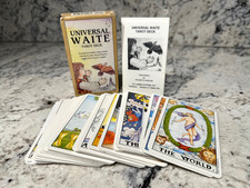 UNIVERSAL WAITE Tarot Deck 1st Edition Vintage 1990 IOB w/ OG Instructions