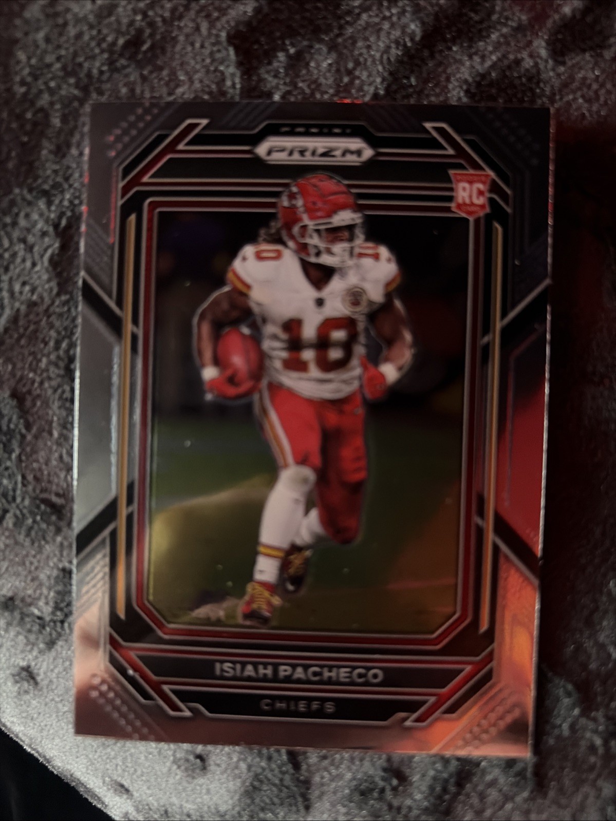 2022 Panini Prizm Football Isiah Pacheco RC Base #352 Chiefs