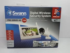Swann Pro Series HD 720P Digital Wireless Security System Camera & Monitor NEW