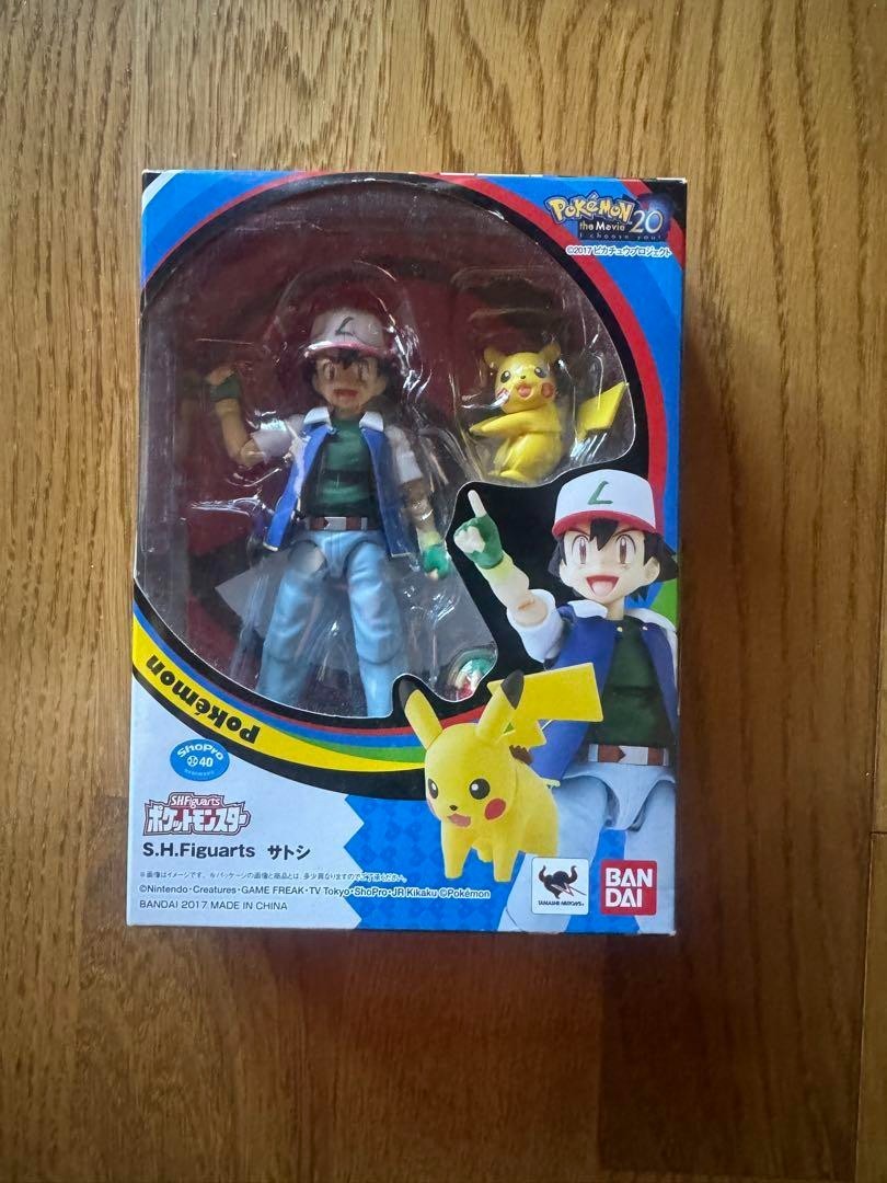 RAH ポケモン　サトシ　ピカチュウ　ASH PIKACHU フィギュア Bandai S.H.Figuarts Pokemon Satoshi Ash Pikachu Action Figure W