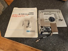 HP 11689A RF Plug-In Adapter with Manual *UNTESTED* HP 86200 to HP 8350A sweeper