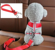 1pc Adjustable Pet Dog Cat Car Seat Belt Universal Safety Buckle Leash