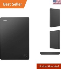 Portable 1TB External HDD - USB 3.0, Fast Transfer for Gaming Media Needs