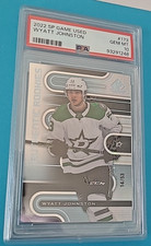 2022-23 Wyatt Johnston SP Game Used Authentic Rookies True Rookie RC /53 PSA 10