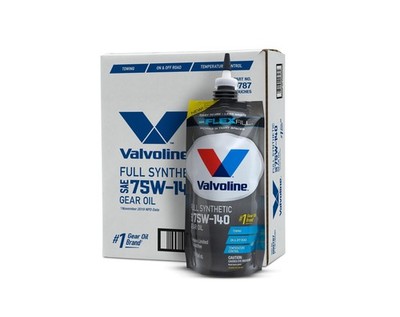 Valvoline Flexfill SAE 75W-140 Full Synthetic Gear Oil 1 QT, Case of 4 Advanced