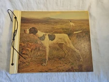 1940's Stylecraft Scrapbook Vintage Pointer Dog    