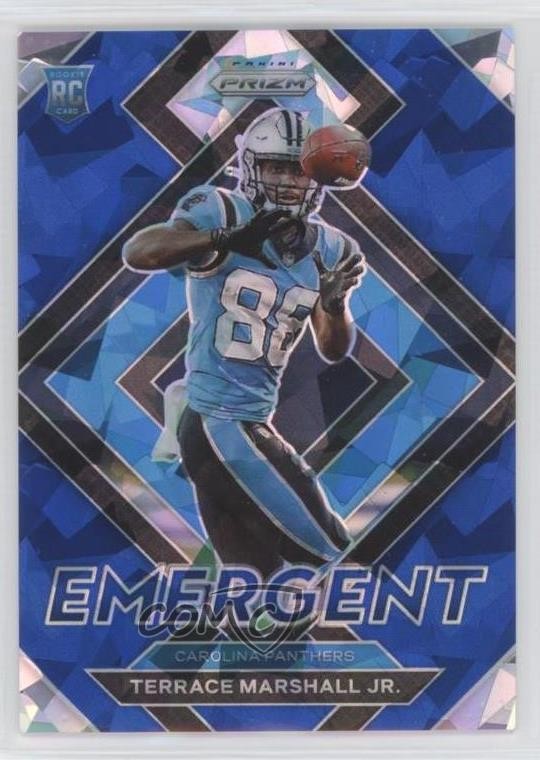 2021 Panini Prizm Emergent Blue Ice Prizm 14/99 Terrace Marshall Jr #E-16 y0i