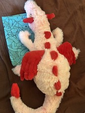 Jellycat Heart Dragon Plush RETIRED RARE Valentines Day Edition Bag INCLUDED