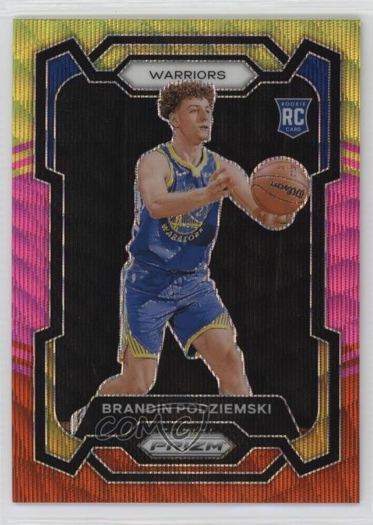 2023-24 Panini Prizm Multi Wave Prizm /88 Brandin Podziemski #147 1e41