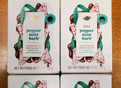 2 Pack: Dove Limited Edition Peppermint Bark Beauty Bar Soap 5 oz    Gift it